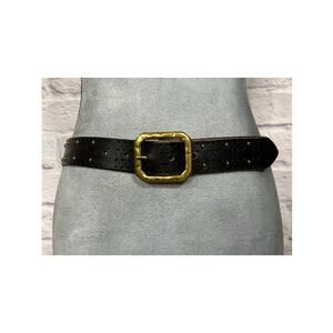 Vintage Gap Perforated and Studded Leather Belt